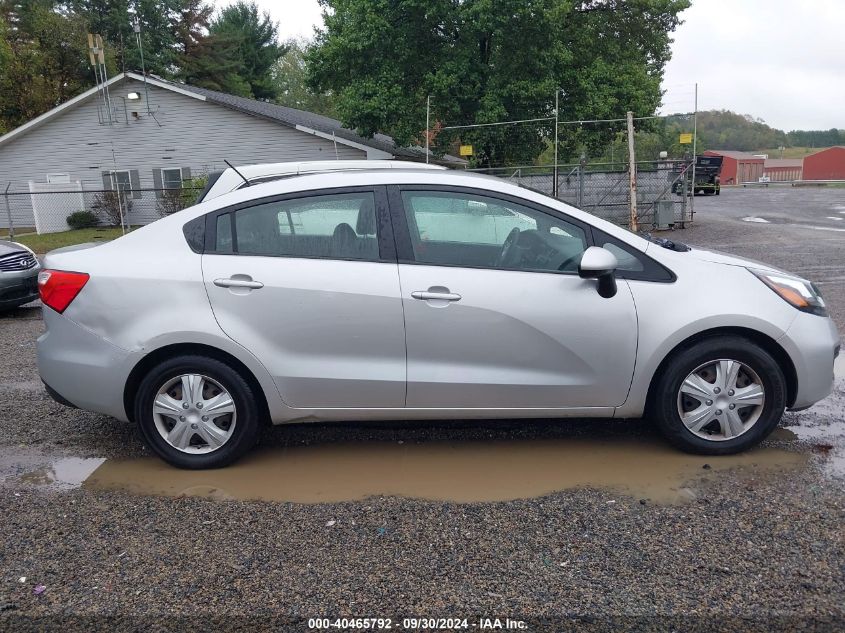 2013 Kia Rio Lx VIN: KNADM4A37D6289724 Lot: 40465792