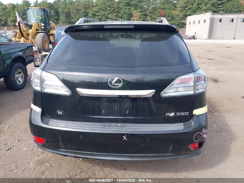 2011 Lexus Rx 350 VIN: 2T2BK1BA4BC114795 Lot: 40465807