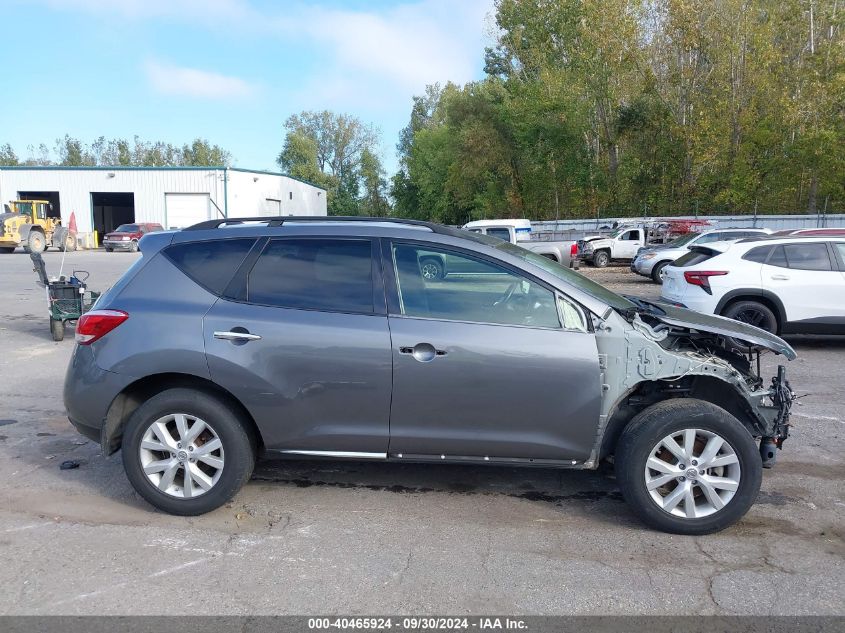 JN8AZ1MW4EW531225 2014 Nissan Murano Sv