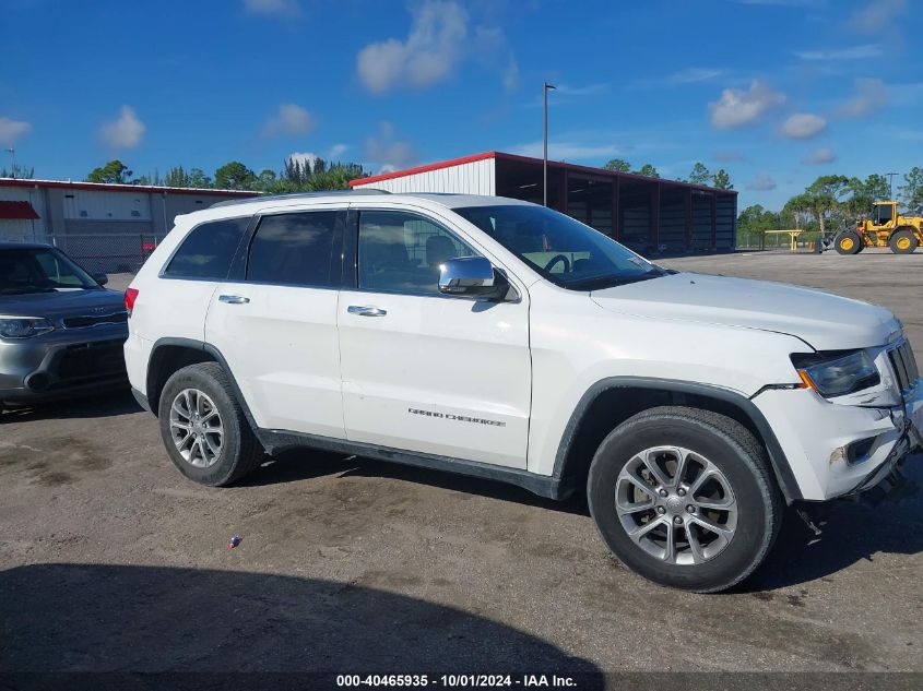 2016 Jeep Grand Cherokee Limited VIN: 1C4RJEBG1GC313742 Lot: 40465935