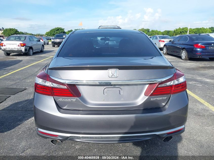 1HGCR2F50GA220147 2016 Honda Accord Sport