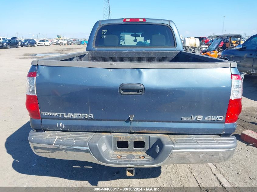 2005 Toyota Tundra Double Cab Sr5 VIN: 5TBDT44115S482297 Lot: 40466017