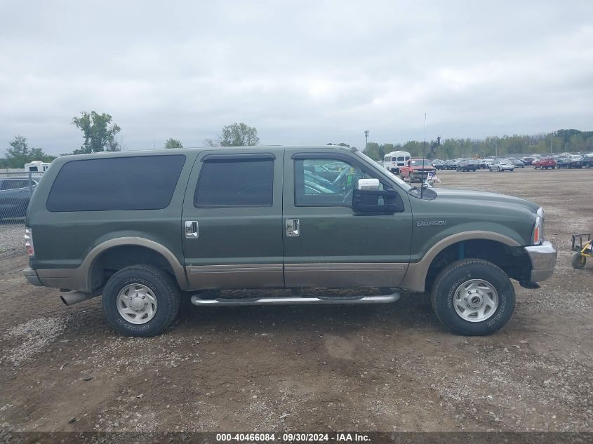 2002 Ford Excursion Limited VIN: 1FMSU43F32EB52294 Lot: 40466084