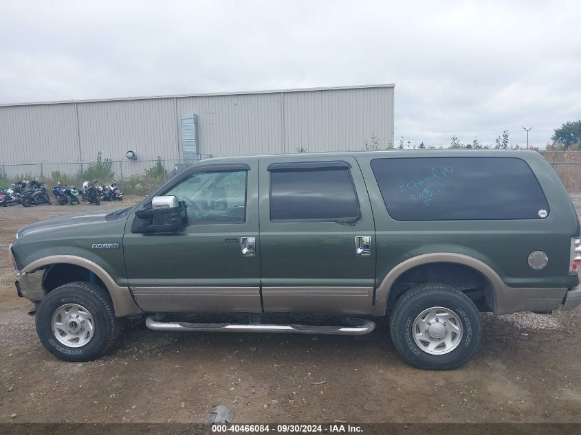 2002 Ford Excursion Limited VIN: 1FMSU43F32EB52294 Lot: 40466084