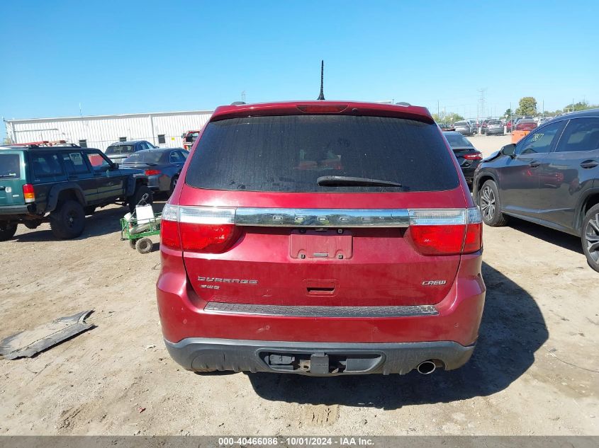 2013 Dodge Durango Crew VIN: 1C4RDJDG7DC661005 Lot: 40466086