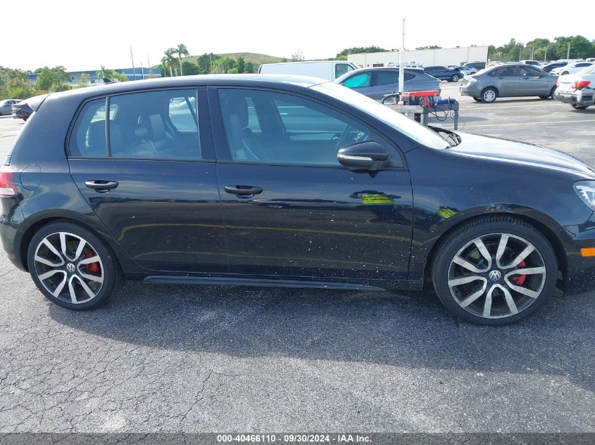 2012 Volkswagen Gti 4-Door Autobahn VIN: WVWHV7AJXCW275428 Lot: 40466110