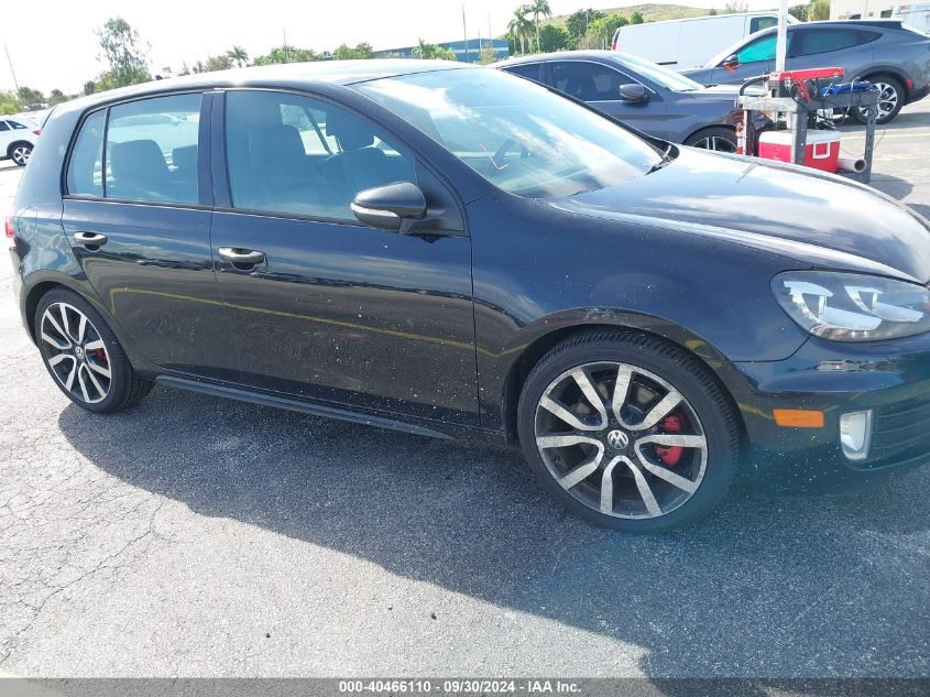 2012 Volkswagen Gti 4-Door Autobahn VIN: WVWHV7AJXCW275428 Lot: 40466110