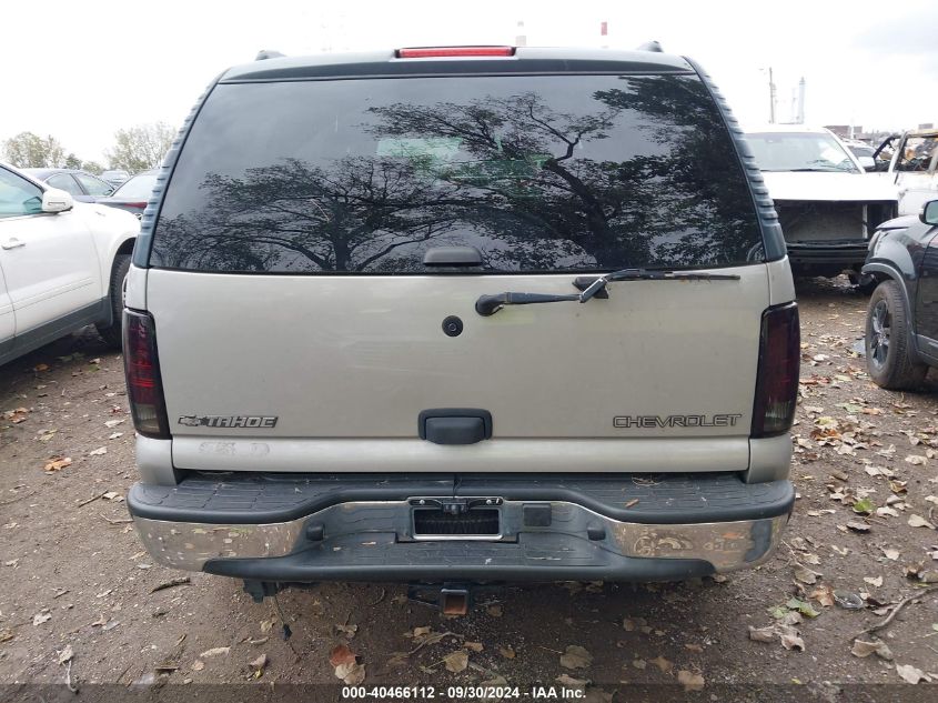 2005 Chevrolet Tahoe K1500 VIN: 1GNEK13T75J226881 Lot: 40466112