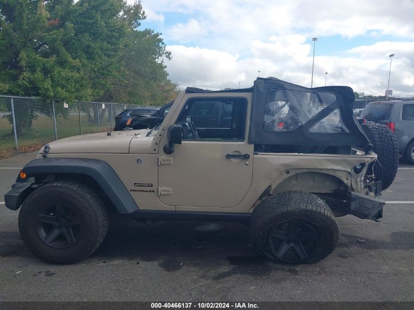 2016 Jeep Wrangler Sport VIN: 1C4AJWAG5GL318043 Lot: 40466137