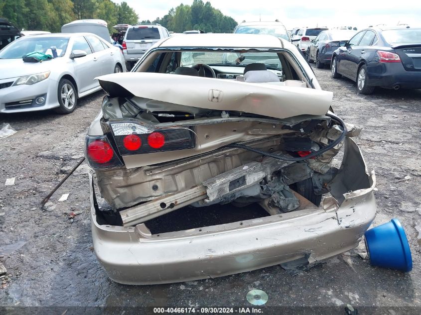 2001 Honda Accord 2.3 Lx VIN: 1HGCG56471A077008 Lot: 40466174