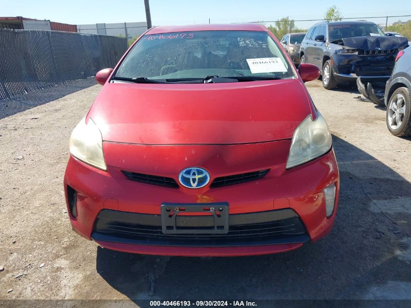 2014 Toyota Prius Three VIN: JTDKN3DU5E1736054 Lot: 40466193