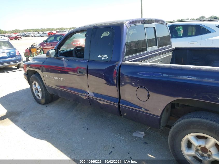 1998 Dodge Dakota Slt/Sport VIN: 1B7GL22X0WS529067 Lot: 40466223