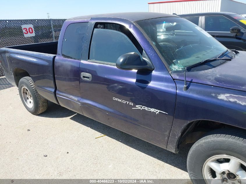 1998 Dodge Dakota Slt/Sport VIN: 1B7GL22X0WS529067 Lot: 40466223