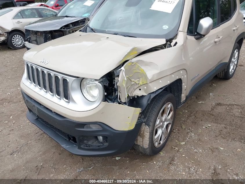 2015 Jeep Renegade Limited VIN: ZACCJBDT0FPB74378 Lot: 40466227