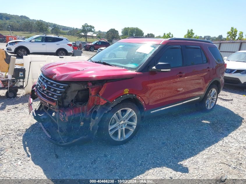 VIN 1FM5K8D81GGC46194 2016 Ford Explorer, Xlt no.2