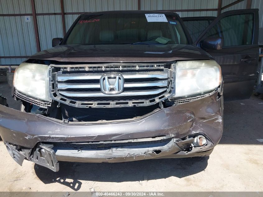 2014 Honda Pilot Exl VIN: 5FNYF3H66EB012223 Lot: 40466243