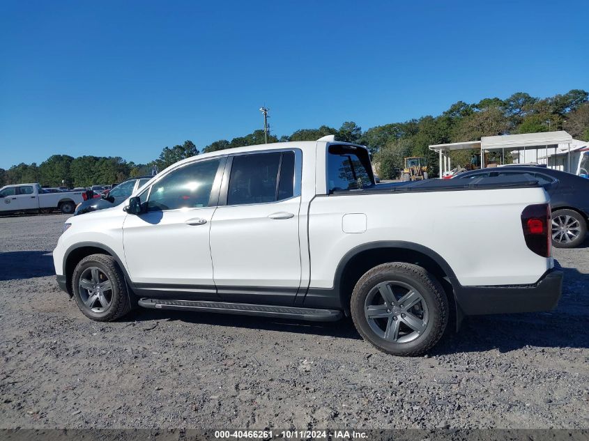 2022 Honda Ridgeline Rtl VIN: 5FPYK3F50NB012117 Lot: 40466261