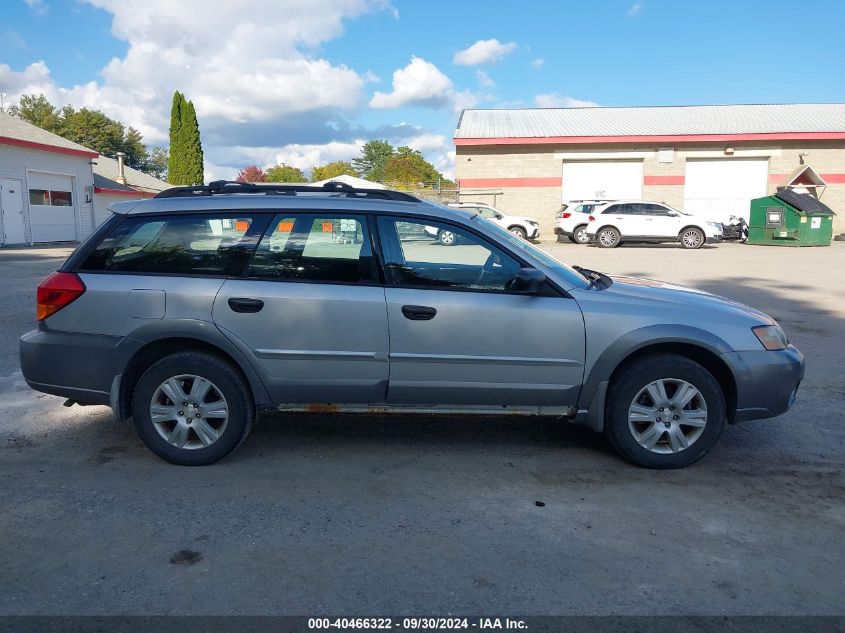 4S4BP61CX56314836 2005 Subaru Outback 2.5I