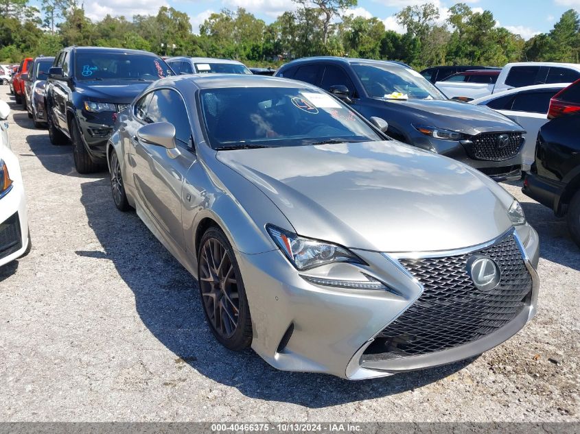 VIN JTHHA5BC2H5006710 2017 Lexus RC, 200T no.1