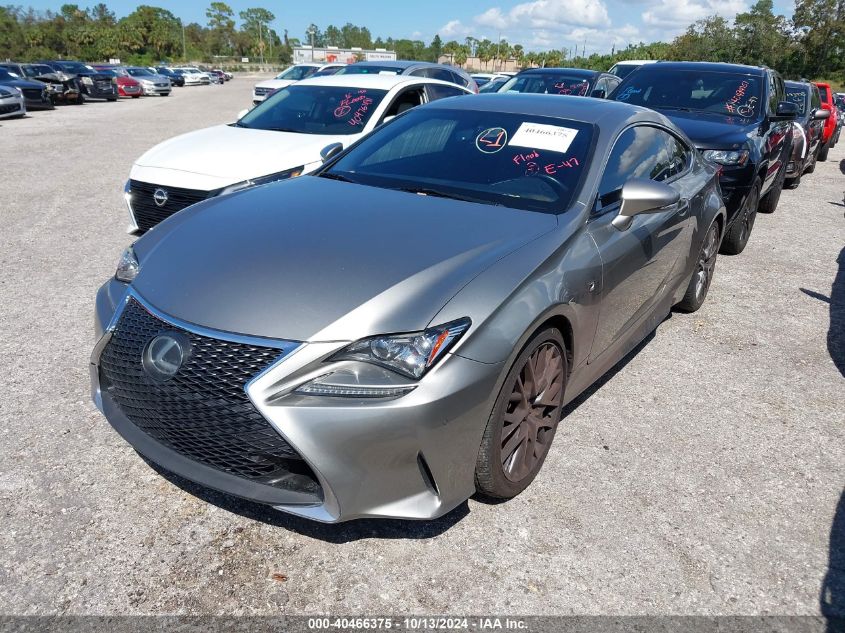 VIN JTHHA5BC2H5006710 2017 Lexus RC, 200T no.2