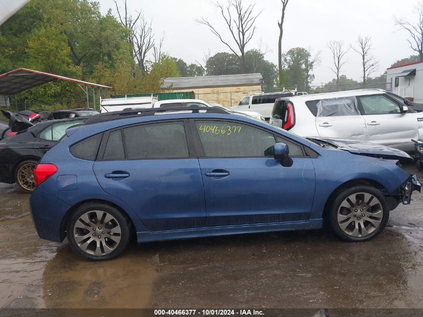 2013 Subaru Impreza 2.0I Sport Premium VIN: JF1GPAL6XD1881103 Lot: 40466377