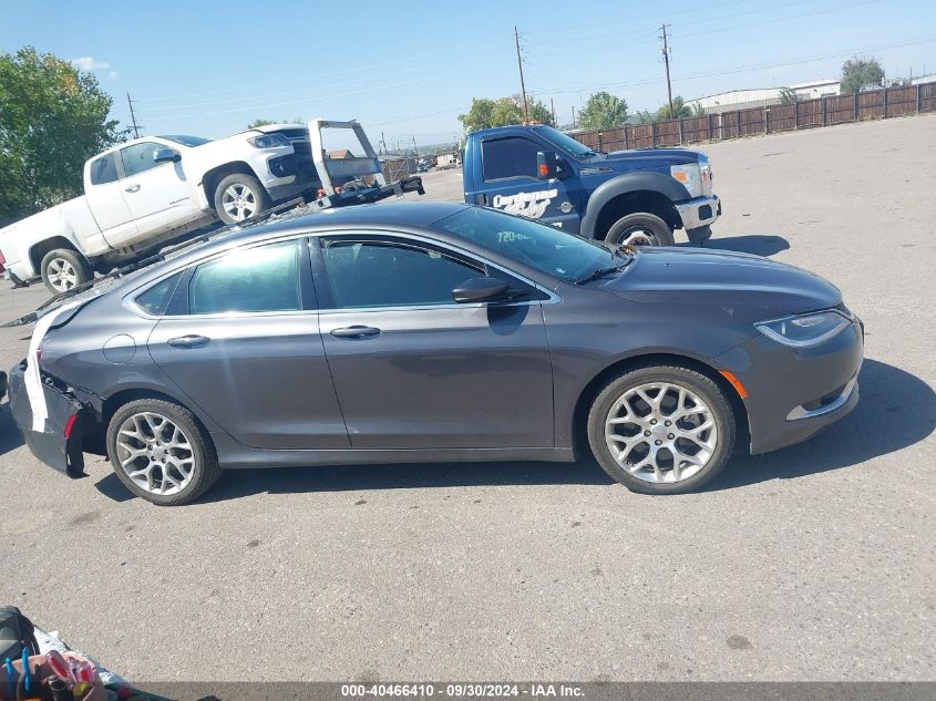 2015 Chrysler 200 C VIN: 1C3CCCEGXFN711846 Lot: 40466410