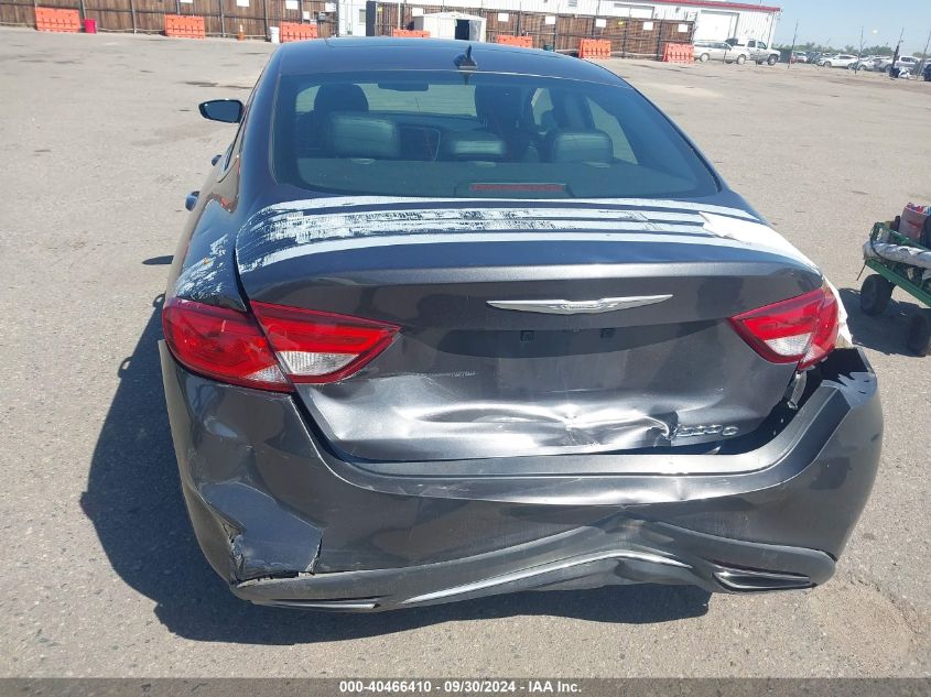 2015 Chrysler 200 C VIN: 1C3CCCEGXFN711846 Lot: 40466410