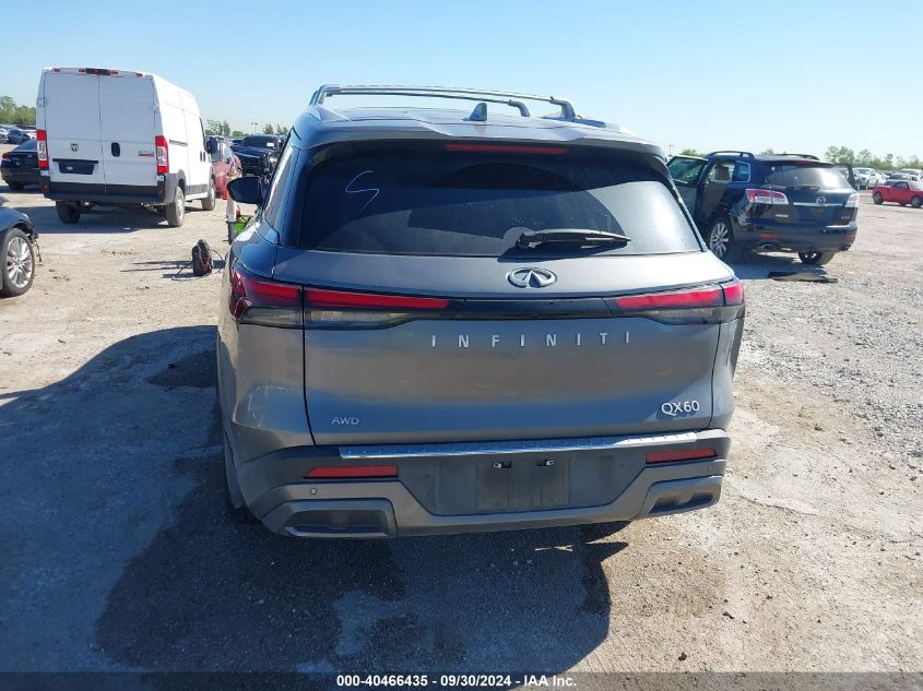 2023 Infiniti Qx60 Sensory VIN: 5N1DL1GS8PC333735 Lot: 40466435