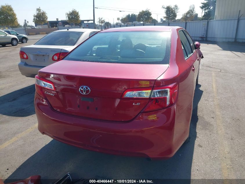 2012 Toyota Camry Se/Le/Xle VIN: 4T1BF1FK5CU531838 Lot: 40466447