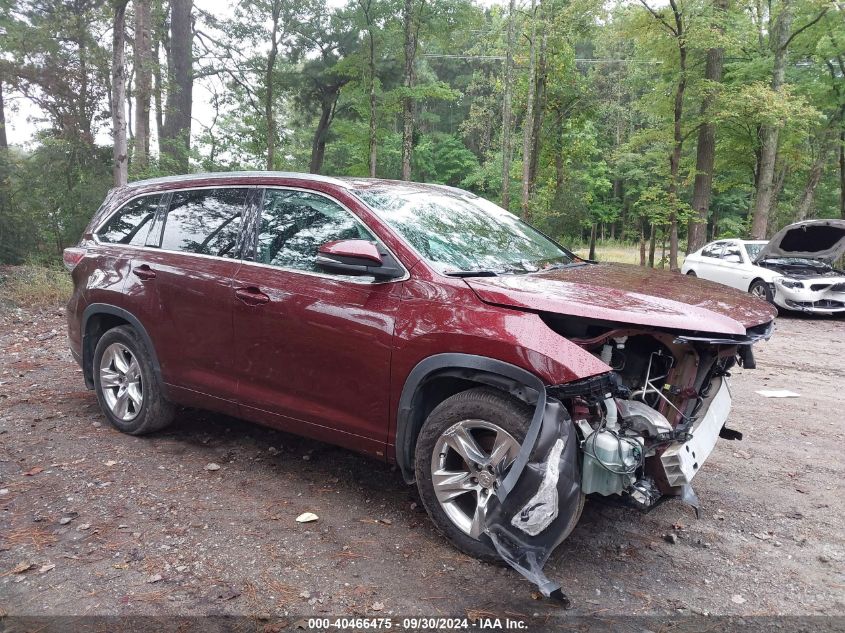 5TDDKRFHXFS082578 2015 TOYOTA HIGHLANDER - Image 1