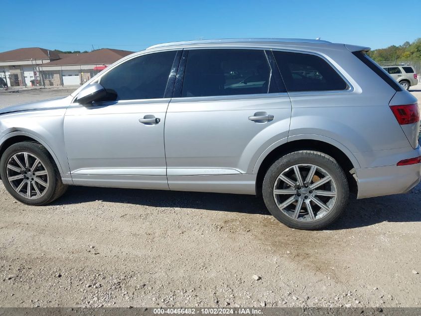 2018 Audi Q7 3.0T Premium VIN: WA1LAAF79JD044121 Lot: 40466482