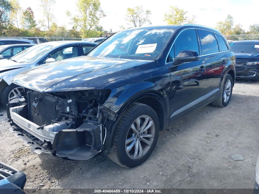 WA1AAAF79HD033461 2017 AUDI Q7 - Image 2