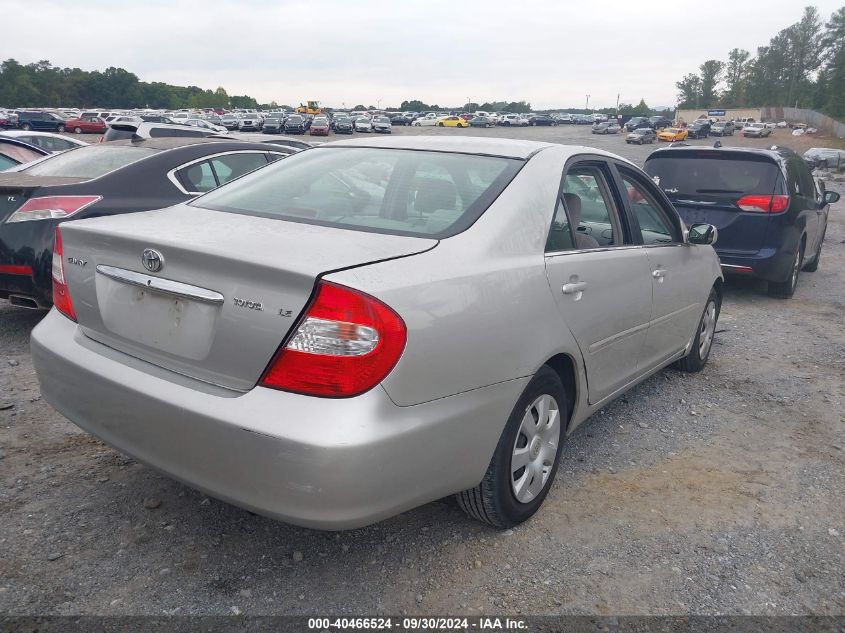 2003 Toyota Camry Le/Xle/Se VIN: 4T1BE32K43U768129 Lot: 40466524