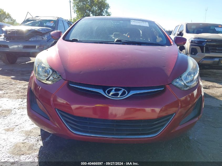 2015 Hyundai Elantra Se VIN: 5NPDH4AE1FH613008 Lot: 40466597