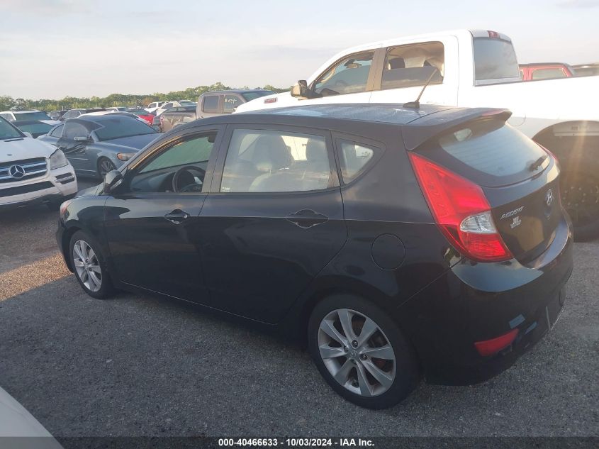 2013 Hyundai Accent Se VIN: KMHCU5AE6DU066913 Lot: 40466633