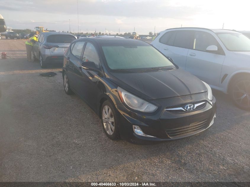 2013 Hyundai Accent Se VIN: KMHCU5AE6DU066913 Lot: 40466633