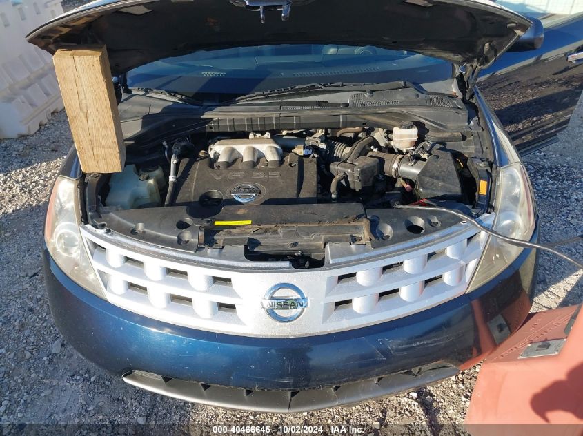 JN8AZ08W14W343510 2004 Nissan Murano Sl