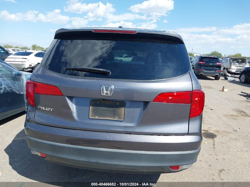 2018 Honda Pilot Exl VIN: 5FNYF5H52JB006657 Lot: 40466652