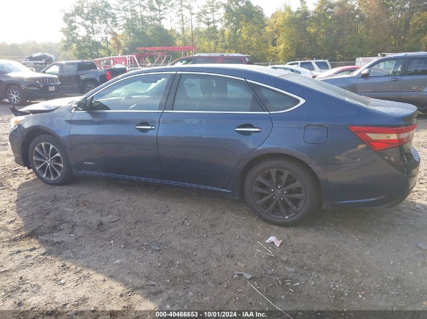 2018 Toyota Avalon Hybrid Hybrid/Plus/Xle Prem/Ltd VIN: 4T1BD1EB5JU063386 Lot: 40466653