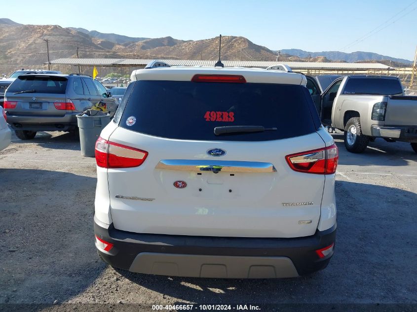 2019 Ford Ecosport Titanium VIN: MAJ3S2KE6KC251172 Lot: 40466657