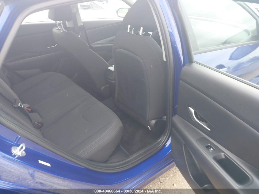 KMHLM4AJ1NU016168 2022 Hyundai Elantra Hybrid Blue