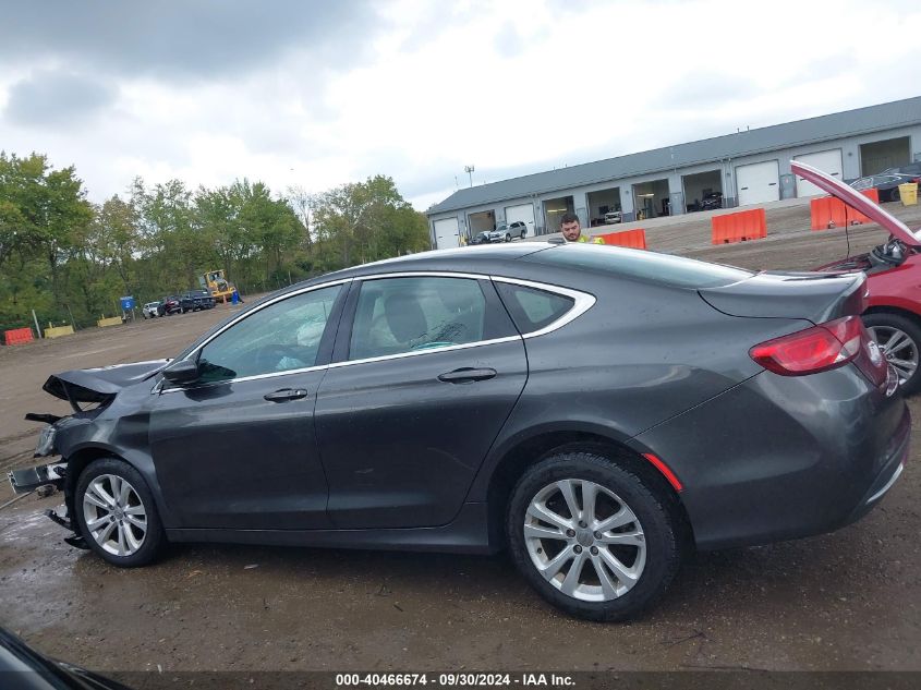 2015 Chrysler 200 Limited VIN: 1C3CCCABXFN612664 Lot: 40466674