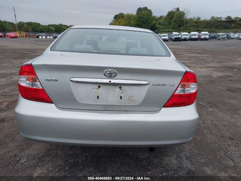 2003 Toyota Camry Le VIN: 4T1BE32K93U127073 Lot: 40466693