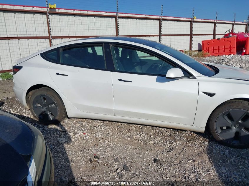 2023 Tesla Model 3 VIN: 5YJ3E1EAXPF476953 Lot: 40466733