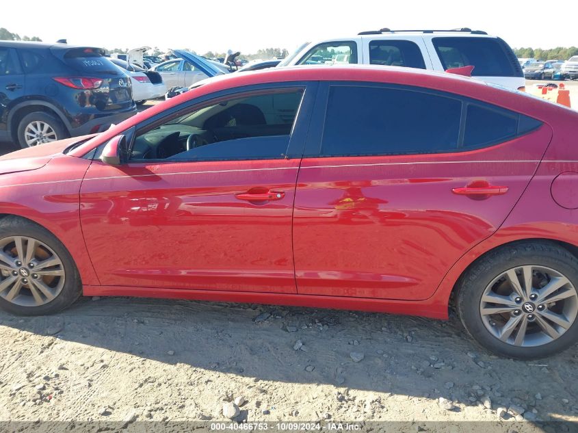 5NPD84LF0JH254572 2018 Hyundai Elantra Sel/Value/Limited