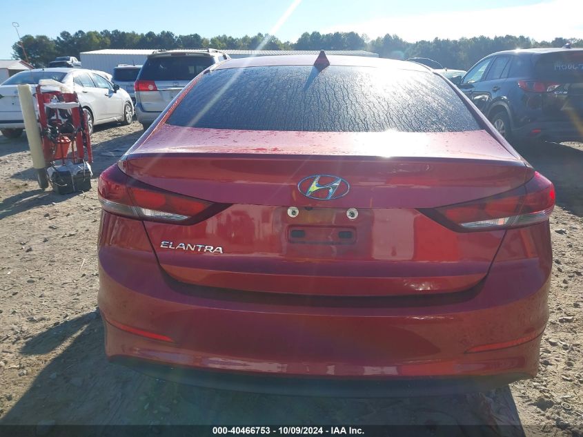 5NPD84LF0JH254572 2018 Hyundai Elantra Sel/Value/Limited