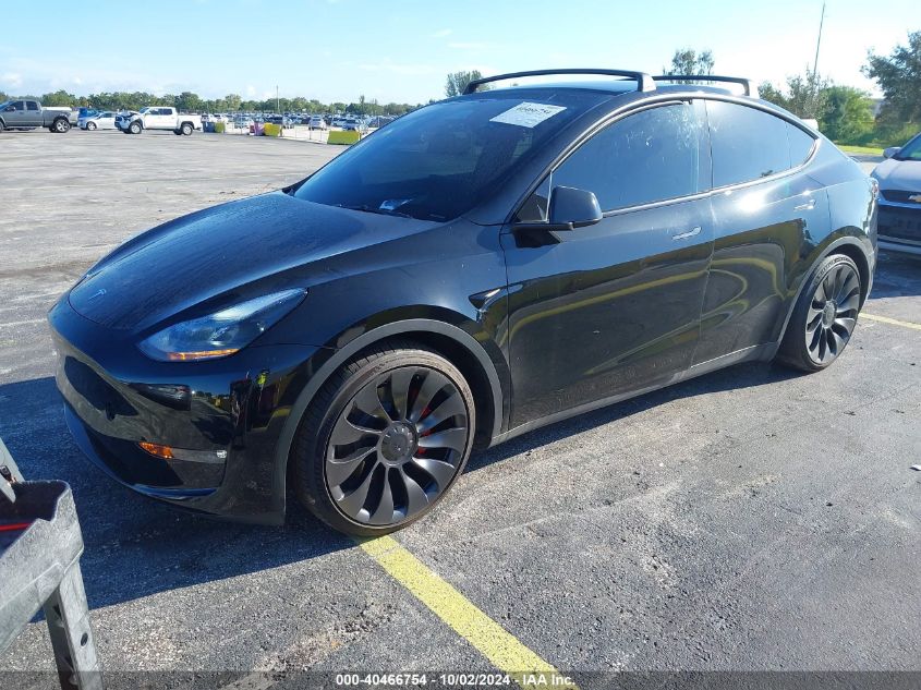 7SAYGDEF9PF834236 2023 TESLA MODEL Y - Image 2