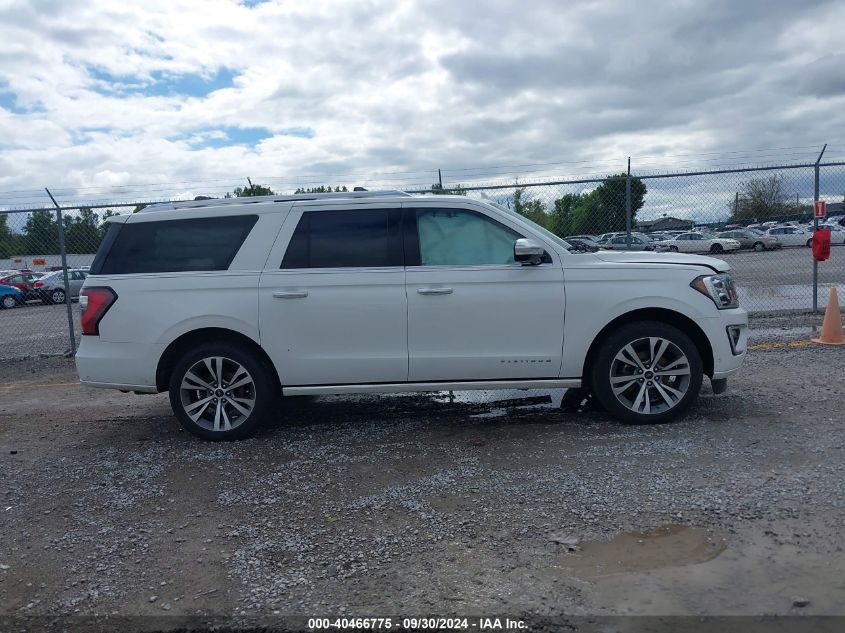 2021 Ford Expedition Max Platinum VIN: 1FMJK1MT7MEA00137 Lot: 40466775