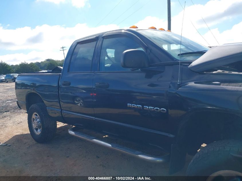 2003 Dodge Ram 2500 Slt/Laramie/St VIN: 3D7KU28DX3G829468 Lot: 40466807