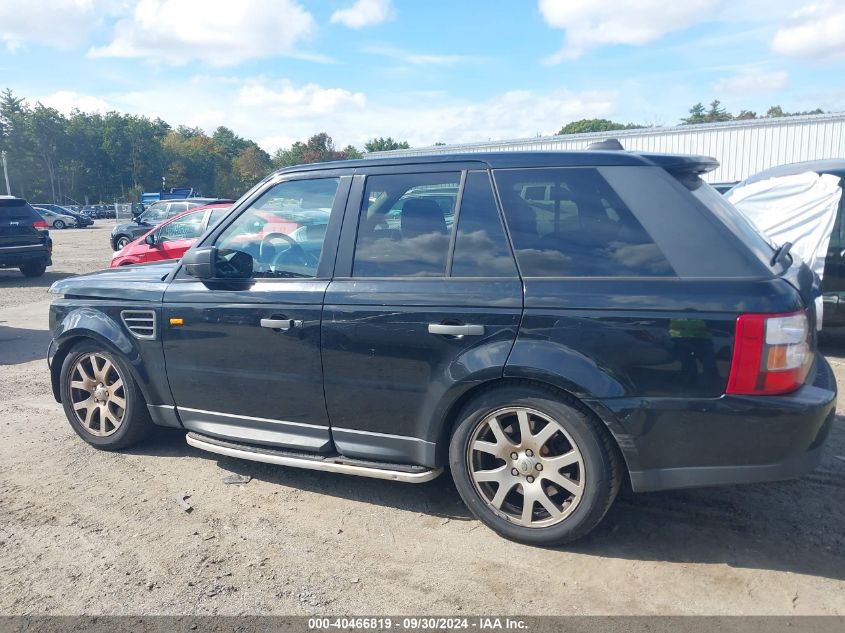 2008 Land Rover Range Rover Sport Hse VIN: SALSK25448A166305 Lot: 40466819